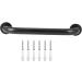 Shower Safety Grab Bar Black Aluminum Handicap Grab Bars Bathroom Balance Bar Hand Rail Holder for erly - Buy Online on GoSupps.com