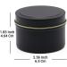 4oz Black Candle Tins - 24 Piece Bulk Candle Making Containers | Wholesale Candle Jars for Candle Making - Multiple Colors Available - Buy Online on GoSupps.com
