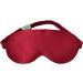 Sleep Mask Silk Eye Mask for Sleeping Women/Men/Girls 19 Momme Both Sides 100% Pure Mulberry Silk Blackout Anti-Allergy Blindfold with Elastic Strap for Night Travel Nap Meditation (Burgundy Red)