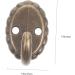 Alipis 30 Pcs Single Hook Antique Wall Hook Hat Hanger Entryway Coat Hanging Hooks Zinc Alloy - Buy Online on GoSupps.com