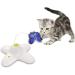 Interactive Butter-Fly Cat Toy with Rotating Flutter Bug and Replacements - For Indoor Cats by All For Paws - Buy Online on GoSupps.com