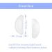 Silicone Eyeglass Nose Pads - Hypo-allergenic Adhesive Nose Grips for Glasses and Sunglasses (12 Pairs) - Buy Online on GoSupps.com