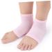 Healeved Feet Heel Socks Gelt Hand Muffs Cracked Heels Moisturizing Socks Round Playing Mat Spa Gloves Dry Heels Socks Gel Gloves and Socks Men and Women Casual Socks Absorb Sweat Pink - Buy Online on GoSupps.com