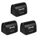 Beaupretty 3-part salon hairdresser shop tank tank for collecting used disposal safety storage sharp XCM blades hairdressing case bank dispenser.Black storage for 6.5x6cmx3pcs Schwarzx3st