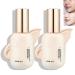 Hydrating Waterproof And Light Long Lasting Foundation, 2 Pack Light Matte Long-lasting Foundation, Light Fog Makeup Holding Liquid Foundation, Light Long-Lasting Coverage for All Skin Types (01