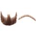 Halloween Moustache Beard Fake Mustache Face Beard for Adults Realistic Makeup Costume Lace Man Beards Brown - Buy Online on GoSupps.com