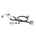 Buy Micro Shine Adjustable Stethoscope for Doctors & Medical Students - Lightweight Flexible Tube & Soft Ear Knobs (Black) - Best Quality for Optimal Performance - Buy Online on GoSupps.com