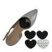 Ball-of-Foot Heart Cushions (Black)