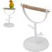 Shanrya Bird Stand Parrots Training Perch Natural Smell Anti Slip with Base for Outdoor for Indoor Brown - Buy Online on GoSupps.com