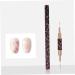 minkissy Nail Polish Nail Art Brush Liner Brush for Nails Nail Art Pen Nail Art Liner Brush Nail Liner Brush for Painting Nail Liner Brush for Manicure Acrylic Metal The Brush - Buy Online on GoSupps.com