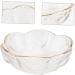 Alipis 3 Pcs Glass Bowl Fruit Decor Soup Cereal Bowl Salad Serving Plate Kitchen Container Pearlescent 11.5x11.5cm x3pcs Transparentx3pcs - Buy Online on GoSupps.com