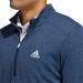 adidas Men's 3-Stripes Recycled Polyester Quarter Zip Pullover Navy XL - Buy Online on GoSupps.com