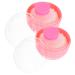 SOESFOUFU 2 Boxes Powder Puff Box Makeup Applicator Powder Container Mini Containers Body Powder Plush Acrylic Cleaning Supplies Make Up Baby