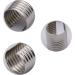 240Pcs Leather Rope Clips Crimping Beads - DIY Craft End Caps for Bracelet, Necklace, Macrame - 15x11mm Cylindrical Fasteners - Buy Online on GoSupps.com