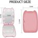 EYHLKM Portable Foldable LED Makeup Mirror with 2X Magnification, Touch Screen and Cat Ear Shape - White - Buy Online on GoSupps.com