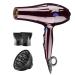 2200W Ionic Hair Dryer Professtional Hair Dryer Salon Hairdryer 2 Speed and 3 Heat with Cool Button Diffuser and Concentrator Overheat Protection Low Noise Lightweight for Home Use Travel