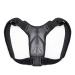 Posture Corrector for Men & Women Breathable Adjustable Black Shoulder Brace for Lumbar Neck Shoulder & Clavicle Pain Relief - Buy Online on GoSupps.com