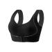 Riou summer outfit women big underwear for women chest vest seamless underwear front buckle breast and underwear women black L