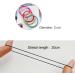 150Pcs 2mm Multicolor Elastic Hair Ties Ponytail Holders for Girls Kids - Buy Online on GoSupps.com