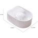 kawehiop Nail Soaking Bowl Manicure SPA Tool for Home Salon Acrylic Remover Durable and Easy to Clean White 14.8x11.5x5.7cm 1Set 1Set White 14.8x11.5x5.7cm - Buy Online on GoSupps.com