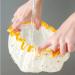 Double Layer Waterproof Shower Cap | Reusable Hair Cap for Women, Girls, and Kids - Golden - Buy Online on GoSupps.com