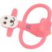 Monkey-shaped Pink Silicone Teething Toys Set for Infants - Food Grade Chew Kit - Buy Online on GoSupps.com