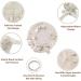 Satin Silk Bonnet - 100% Mulberry 19 Momme Sleep Cap with Ribbons - Beige - Buy Online on GoSupps.com
