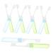 Gleavi 10th portable toothbrush disposable toothbrush mini travel toothbrush comfortable toothbrushes collapsible toothbrush tongue fold essential small head travel soft brush wire
