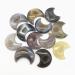 Natural Agate Geode Moon Shaped Crystal Cluster Half Moon Agate Geode Carved Crystal Stones Reiki Natural Stones and MineralsCrystal Stone Crystal Reiki - Buy Online on GoSupps.com