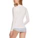 ATHLIO Women's Full Zip UPF 50+ Long Sleeve Rash Guard in White - Size Small - Buy Online on GoSupps.com