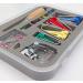 Bias Tape Maker Tool Set with Tape Binding Presser Foot for Patchwork Includes 4 Sizes 6mm/12mm/18mm/25mm
