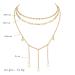 Chic DoubleNine Star Pendant Layering Necklaces - 2 Way Gold Choker & Tassel Charm Jewelry Set for Bridesmaids & Girls - Buy Online on GoSupps.com