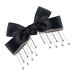 FRCOLOR Bow Hairpin Womens Hair Accessories Black Hair Clips Hair Accessories for Women Goody Hair Clips for Women For Hair Tiara Female Hairpin Tassel Yang Ying Rhinestones