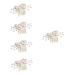 FRCOLOR the pearl comb wedding hair jewelry hair combs for women accessories bridal hair rhinestone hair accessories hair bling pearl hair clips the flowers bride alloy Hair Accessories