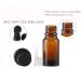 3 Amber Glass Refillable Bottles for Essential Oils - 30 ml Attar Vials with Black Cap | Perfect for Perfume Aromatherapy & DIY Makeup Accessories - Buy Online on GoSupps.com