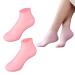 Dinghaole 1 Pair Moisturizing Exfoliating Socks - Repair Dry Cracked Heels & Soften Rough Skin - Silicone Aloe Socks for Women
