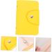 Mikinona 2pcs Nail Art Card Holder Plate Holder Nail Plate Organizer Bag Stamping Plates Organizers Stamping Plates Storage Bag Nail Stamp Nail Art Stamper Pouch Pu Embossed Photo Album Yellow 14.5X9.5X1.8CM - Buy Online on GoSupps.com