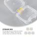 EXCEART 5pcs Membrane Tooth Boxes - Transparent Denture Storage Boxes with Latch - Buy Online on GoSupps.com