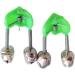 KISEER 50 Pcs Plastic Fishing Bells Clips - Dual Alert Rod Alarm for Fishing - High-Quality Material - Buy Online on GoSupps.com