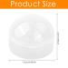 Jinlaili 3PCs Transparent Pacifier Box - Dustproof BPA-Free & Portable - Baby-Friendly Storage for 2 Pacifiers - Buy Online on GoSupps.com