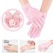Kexpery 4 Pairs Hands Peeling Gloves Anti-Slip Silicone Hands Protective Gloves Preventing Dryness Dead Skin Remove Gloves for Dry Hands (Pink) - Buy Online on GoSupps.com