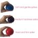 Radical Health Store - Spiky Foot Massage Ball Set for Deep Tissue & Trigger Point Relief - Ideal for Feet, Back, Hands, and Plantar Fasciitis - Red - Buy Online on GoSupps.com