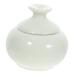 Housoutil Travel Jars porcelain tea can white small travel can Powder bottle cosmetic ceramics sample makeup jar small tea pot rouge seal sample jar face cream jar small jar lip balm 4.7x4.7cm White