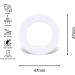 Fixtape Breathable Sensor Tape Rings for Freestyle Libre 1 & 2 | Self-Adhesive Patches with Hole for Glucose Sensor | Skin-Friendly Waterproof | 7 Pack (White) - Buy Online on GoSupps.com