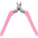 Nail Cuticle Nipper Stainless Steel Ergonomic Design Cuticle Cutter with Built-in Spring for Manicure for Nail Salon (Pink) - Buy Online on GoSupps.com
