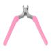 Cuticle Clipper Cuticle Trimmer Remover Tools Nail Manicure Scissors Stainless Steel Nail Trimmer(Pink)
