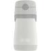 THERMOS Baby 10 Ounce Stainless Steel Vacuum Insulated Straw Bottle  Gray