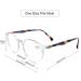 DOOViC Italy Design Fashion Reading Glasses +1.25 Strength | Stylish Clear Frames for Women Men | Includes Case - Buy Online on GoSupps.com