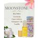 Moonstone Perfume Oil Roll-On by Sage- 1/8 oz Vegan & Cruelty-Free Floral Scent Gardenia Paperwhites Stargazer Lily Moonstone 1/8 oz Perfume Oil Roll-On - Buy Online on GoSupps.com