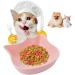 3 Pcs Cat Feeding Bowls Anti Slip Multipurpose Cat Food Bowls Plastic & Cute Pet Bowl Cat Dish for Wet Food and Water Cat Bowls for Indoor Cats Kittens Puppies (Three color A cat's paw) Three color A cat's paw - Buy Online on GoSupps.com